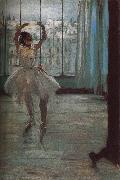 Edgar Degas Dance doing pose France oil painting artist
